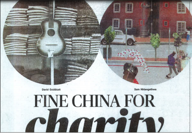 Fine China for charity by Percy Mabandu, 27 July 2014