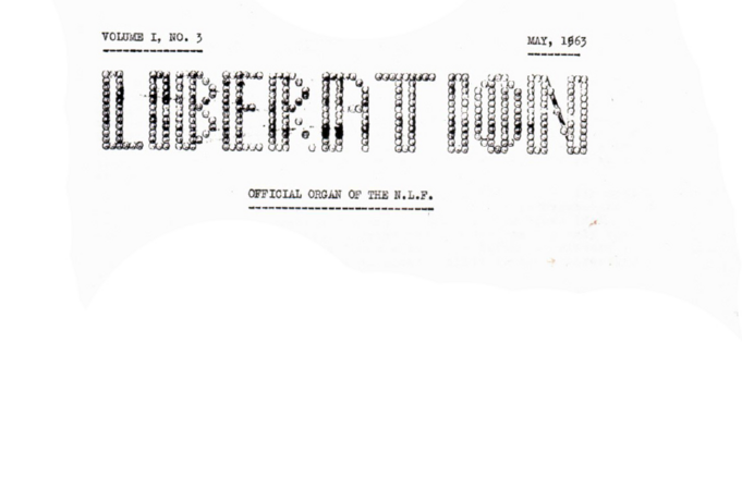 Official Organ of the National Liberation Front, Vol 1.No 3, May 1963