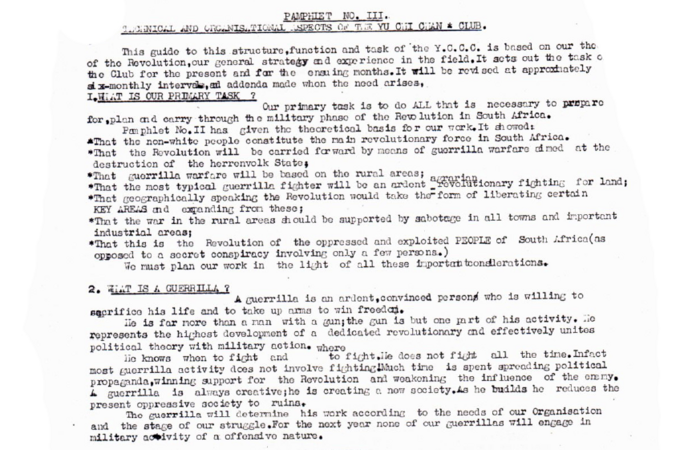 Yu Chi Chan Club Pamphlet No. III - Technical and Organisational Aspects of the Yu Chi Chan Club
