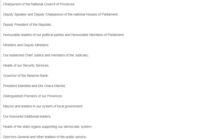 2003 - President Mbeki, State of the Nation Address, 14 February 2003