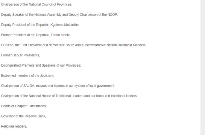 2009 - President Zuma, State of the Nation Address, 3 June 2009 (After National Elections)