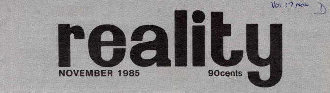 Reality - November 1985