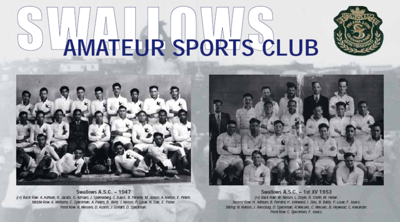 Swallows Ametuer Sports Club Images from 1947 - 1976