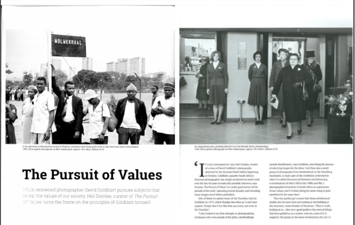 The Pursuit of Values, October 2015