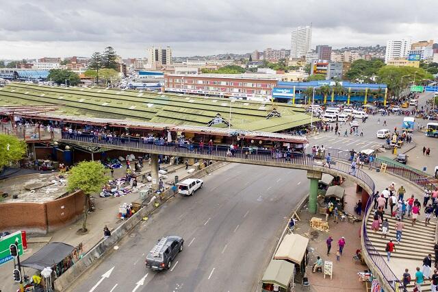 Durban’s Warwick Junction marketplace, site near the shooting. Photo by Kyle LaFerriere/WRI