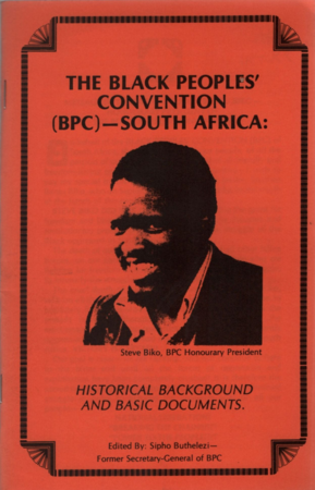 The Black People’s Convention (BPC) holds its first National Congress