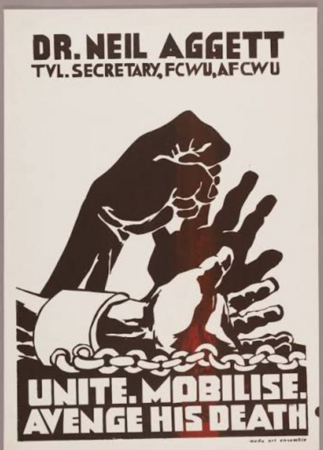 A free Dr. Neil Aggett poster c. 1980s