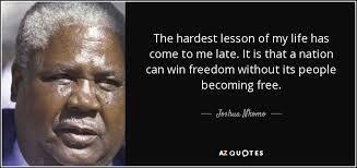 Joshua Nkomo’s freedom of movement and association in Southern Rhodesia is restricted