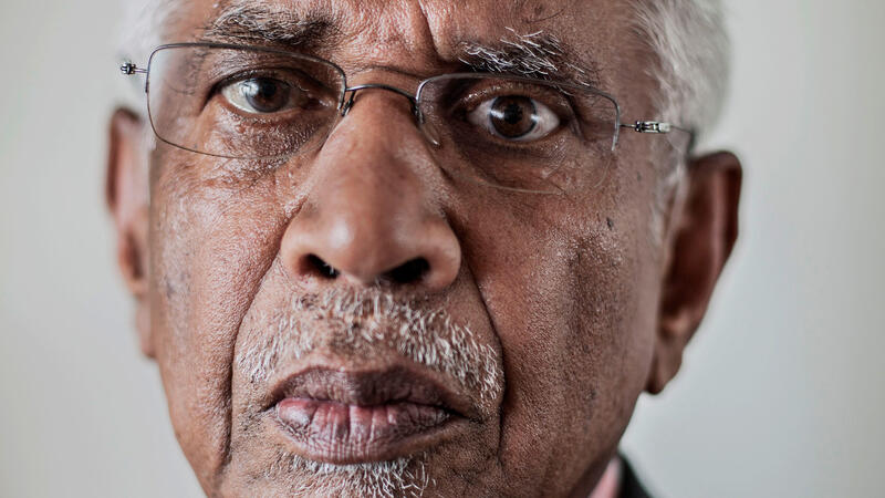 Mac Maharaj, Laloo Chiba, Raymond Nyanda and Andrew Masondo arrive on Robben Island prison