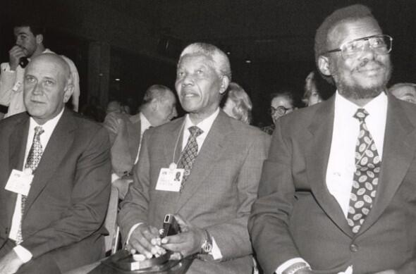 Buthelezi and Mandela meet and call for cease-fire