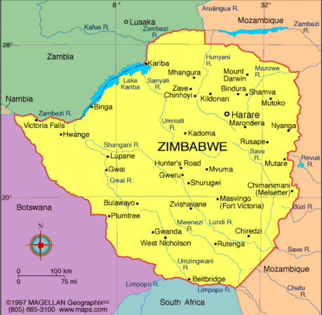 ZANU-PF wins the first free elections in Zimbabwe