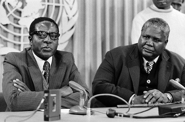 Nkomo, leader of ZAPU forms a coalition government with Robert Mugabe