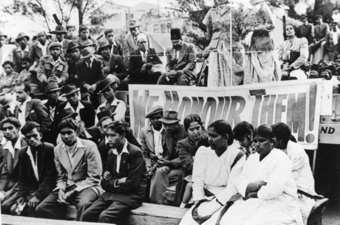 Indian passive resistance in South Africa 1946, Source: Gandhi-Luthuli Documentation Centre