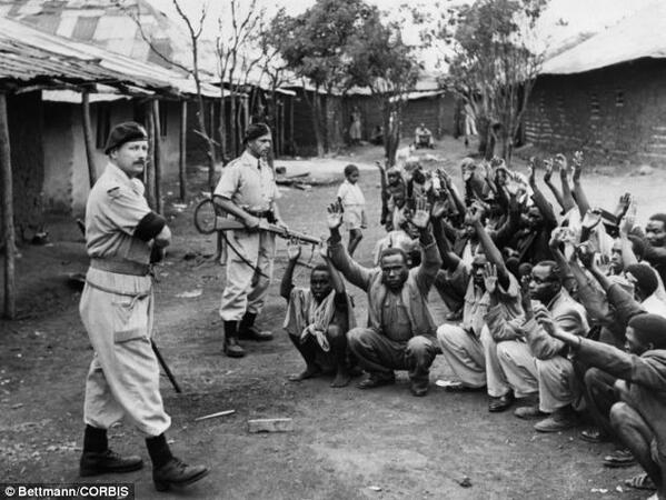 Kenyan men arrested as part of the continuing crackdown by British authorities