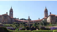 The corner stone of the Union Buildings in Pretoria is laid