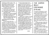 The Karoo Meat Exchange strike