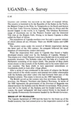 Uganda: a survey
