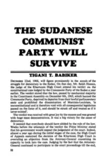 The Sudanese Communist Party will survive