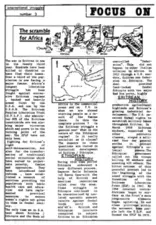 Focus on Eritrea/Ethiopia