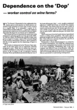 Dependence on the Dop: worker control on wine farms