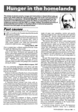 Hunger in the homelands: past causes...