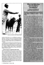 What is the state doing about the plight of farm labourers?