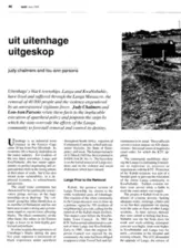 Uit Uitenhage uitgeskop