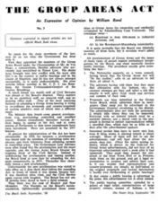 The Group Areas Act