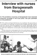Interview with nurses from Baragwanath Hospital