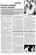Education: Private schools - vice or virtue