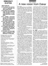 Editorial: A new vision from Dakar