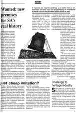Challenge to heritage industry
