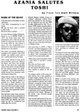 Azania salutes Tosh