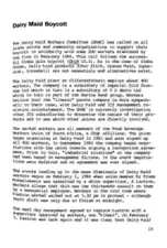 Dairy Maid boycott