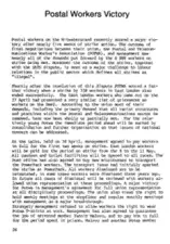Postal workers victory