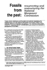 Fossils from the past: resurrecting and restructuring the National Manpower Commission