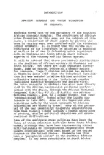 Introduction: African workers and union formation in Rhodesia