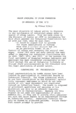 Major problems in union formation in Rhodesia in the 70`s