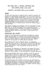 
Cape Western Region: District Six in March 1981: Paper presented at National Conference 1981
