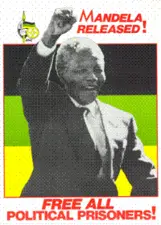 
Mandela released! Free all political prisoners
