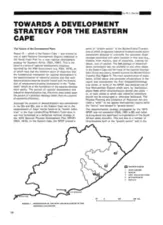 
Towards a Development Strategy for the Eastern Cape
