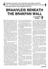 Braaivleis Beneath the Brakpan Wall