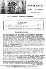 Africanist News and Views (1968-1973)