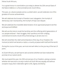 2019 - Cyril Ramaphosa, State of the Nation Address, 7 February 2019