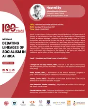 Webinar Programme: Forward to Socialism/Socialist Futures (Panel 1). Convenor: Janet Cherry