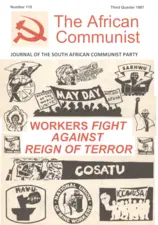 The African Communist No 110, Third Quarter 1987