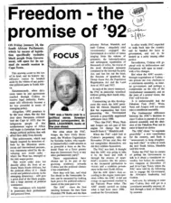 Black Politics 1992 A
