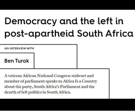 Democracy and the Left in Post-Apartheid South Africa,  Ben Turok interviewed by Carilee Osborne