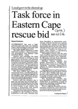 Economy Eastern Cape 1995 - 1998