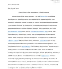 Eleanor Kasrils: From Detainment to National Liberation by Nathan Greenhaw